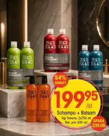 EKO reklamblad vecka 39 Sida 4: Tigi Schampo + Balsam €199,95