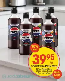 EKO reklamblad vecka 39 Sida 6: Sodastream Pepsi Max €39,95