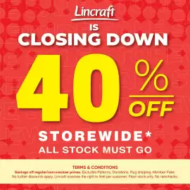 Lincraft catalogue week 39 Page 1