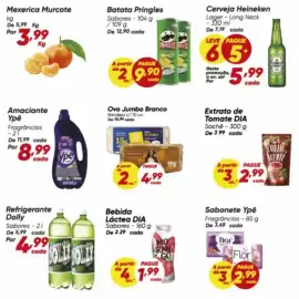 Tabloide Dia Página 1: Dia - bebida lactea €4,19, Jumbo - ovo jumbo branco €4,99