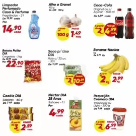 Tabloide Dia Página 2: Dia - cookie €2,59, Dia - requeijão cremoso €26,99