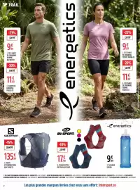 Catalogue Intersport page 4: TRAIL -23% 12€99 9€ 99 1. TEE-SHIRT DE RUNNING HOMME ALFRED IV -20% 14€99 11€€ 11.99 2. SHORT