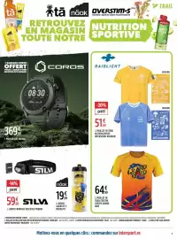 Catalogue Intersport page 5: GRAND RAID €64,99, RAIDLIGHT MAILLOT DE TRAIL €51,99