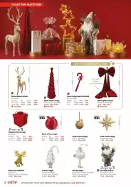 Catalogue Retif page 10: Boule velours rouge €22,79, Sapin velours rouge €129,00