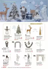 Catalogue Retif page 14: Ours blanc automate €599,00, Design by R Renard des neiges avec écharpe €59,99