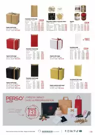Catalogue Retif page 19: Pochettes kraft vergé €6,36, Joyeuses Fêtes Étiquettes cadeau €9,30
