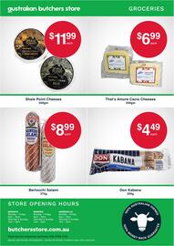 Australian Butchers Store catalogue Page 4: Shale Point Handcrafted Double Cream Camembert €11,99
