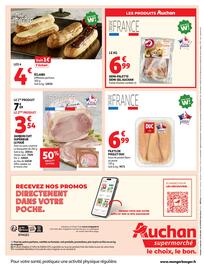 Catalogue Auchan Supermarché page 8: ÉCLAIRS €4,00, Auchan Demi-palette demi-sel €6,99