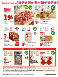 Catalogue Auchan Supermarché page 4: PORC : RÔTI ÉLABORÉ €9,95, AGNEAU TRANCHE DE GIGOT AVEC OS €19,95