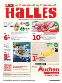 Catalogue Auchan Supermarché page 32: LYRÉ Poulet fermier €6,69, Le Porc Français Filet Mignon Entier €1,64