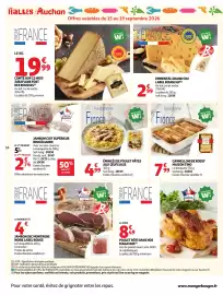 Catalogue Auchan Supermarché page 14: AGIS ÉMINCÉS DE POULET PÂTES AUX ŒUFS €4,99, MAISON TINO CANNELLONI DE BOEUF €7,99