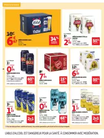 Catalogue Auchan Supermarché page 18: SUPER BOCK BIÈRE €7,64, Leffe Bière Blanche €6,25