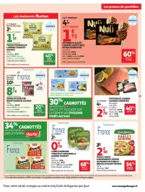 Catalogue Auchan Supermarché page 21: Fleury Michon POULET SAUCE CHAMPIGNONS €2,30, Nuïi Bâtonnets glacés €1,72
