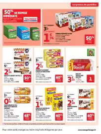 Catalogue Auchan Supermarché page 25: Nutella B-ready €6,73, Biscoff Biscuit speculoos €3,10