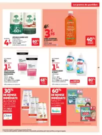 Catalogue Auchan Supermarché page 29: Cantu Après-shampoing hydratant €3,95, L'ARBRE VERT Déodorant €4,19