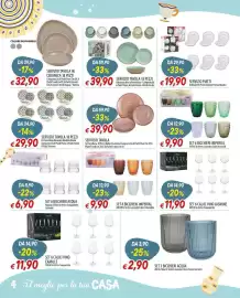 Volantino Galassia Pagina 4: Servizio tavola in porcellana baita chocolate €39,90, Bicchieri imperial €9,90