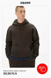 Cropp gazetka tydzień 39 Strona 2: Brązowa bluza regular z kapturem Cropp €89,99