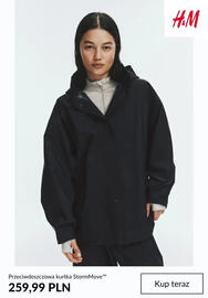 H&M gazetka tydzień 39 Strona 10: Przeciwdeszczowa kurtka StormMove H & M €259,99