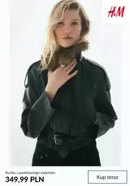 H&M gazetka tydzień 39 Strona 3: Kurtka z powlekanego materiału H & M €349,99