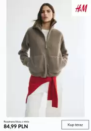 H&M gazetka tydzień 39 Strona 5: Rozpinana bluza z misia H & M €84,99