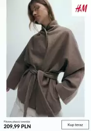 H&M gazetka tydzień 39 Strona 8: Filcowy płaszcz oversize H & M €209,99
