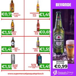 Volantino Supermercati Pasquale Prisco Pagina 6: Desperados birra €1,49, Raffo birra grezza €0,75