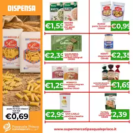 Volantino Supermercati Pasquale Prisco Pagina 2: Russo pasta formati speciali €0,99