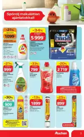 Auchan akciós újság Oldal 3: FINISH Mosogatógép-tabletta €5.999,00, Fino sütőpapír €899,00