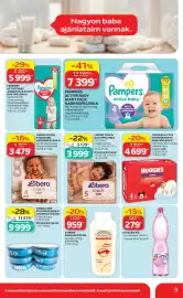 Auchan akciós újság Oldal 9: FIT BABA VÍZ €279,00, LIBERO TOUCH STANDARD NADRÁGPELENKA €3.479,00