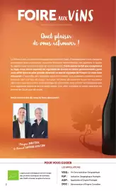 Catalogue Maximarché page 2: FOIRE AUX VINS Quel plaisir de vous retrouver! La foire aux vins d'automne est toujours un