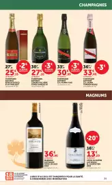 Catalogue Maximarché page 25: Piper Heidsieck Champagne €25,15, G.H. MUMM CHAMPAGNE €33,40