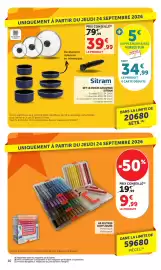 Catalogue Bi1 page 10: UNIQUEMENT À PARTIR DU JEUDI 24 SEPTEMBRE 2026 Tous feux dont Induction Revêtement intérieur en