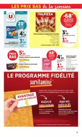 Catalogue Bi1 page 21: ITALPIZZA PIZZA SURGELEE NUMERO UNO €4,55, U CALAMARS A LA ROMAINE €3,60