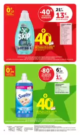 Catalogue Bi1 page 6: SKIP Lessive liquide €13,19, Soupline Adoucissant €1,25