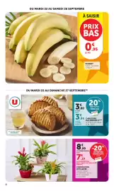 Catalogue Bi1 page 8: 8 U CULTURE DU BLÉ MAÎTRISÉE DU MARDI 22 AU SAMEDI 26 SEPTEMBRE À SAISIR PRIX BAS 0,95 LE KG BANANE
