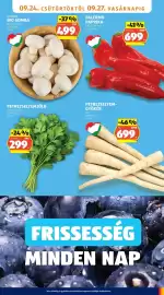 ALDI akciós újság hét 39 Oldal 5: BIO NATURA 09.24. CSÜTÖRTÖKTŐL 09.27. VASÁRNAPIG BIO GOMBA 250 g/csomag 1996 Ft/kg 329630