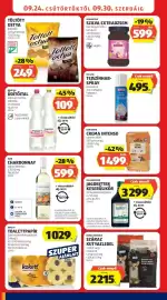 ALDI akciós újság hét 39 Oldal 8: TÖLTÖTT OSTYA többféle 200 g/csomag 1245 Ft/kg 321176/321177 HAZAI FELDOLGOZÁSU TERMÉK