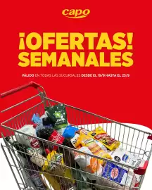 Catálogo Autoservicio Capo Página 1: capo ¡OFERTAS! SEMANALES VÁLIDO EN TODAS LAS SUCURSALES DESDE EL 19/9 HASTA EL 25/9 sq