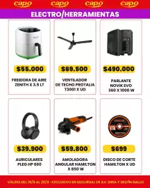 Catálogo Autoservicio Capo Página 10: Protalía ventilador de techo €69.500,00, Novik parlante evo €490.000,00