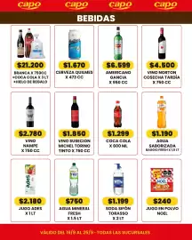 Catálogo Autoservicio Capo Página 12: Nampe vino €2.780,00, Baggio agua saborizada fresh €1.190,00