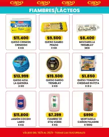 Catálogo Autoservicio Capo Página 4: Tonadita queso procesado sabor cheddar en feta €1.850,00