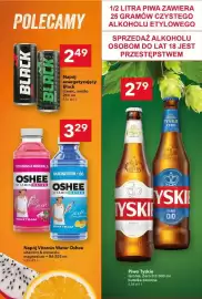 Lewiatan gazetka tydzień 39 Strona 12: Napój Vitamin Water Oshee vitamins & minerals €3,29, Piwo Tyskie Gronie €2,79
