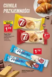 Lewiatan gazetka tydzień 39 Strona 8: Wafel Princessa Longa kokosowa €1,79, Rogal 7Days z nadzieniem kakaowym €1,99