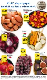 Tesco akciós újság hét 39 Oldal 2: Tesco magyar előkészített leveszöldség €689,00, Burgonya €1.299,00