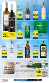 Tesco akciós újság hét 39 Oldal 6: St. Hubertus gyógy növénylikör €4.999,00, Heineken dobozos sör €2.399,00