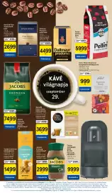 Tesco akciós újság hét 39 Oldal 8: Pellini szemes kávé €5.999,00, Tesco finest kávékapszula €999,00