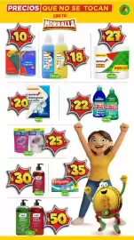 Folleto Bodega Aurrerá Página 2: Vanish - líquido protege la ropa €25,00, Aurrera - fibra esponja €10,00