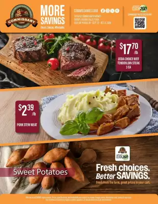 Commissary (valid until 5-10)