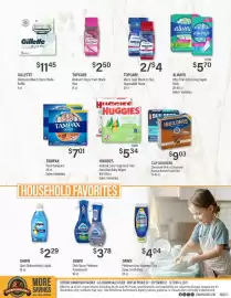 Commissary weekly ad Page 13: Dawn dish spray platinum powerwash €3,78, Dawn ultra dishwashing liquid €2,29