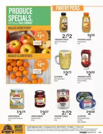 Commissary weekly ad Page 2: Alstertor Beer Mug Mustard €2,72, Freedom's Choice Spicy Brown Mustard €2,00